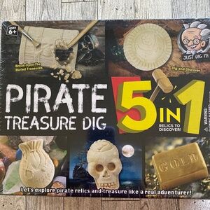 Pirate Treasure 5 in 1 Dig And Discover Kit